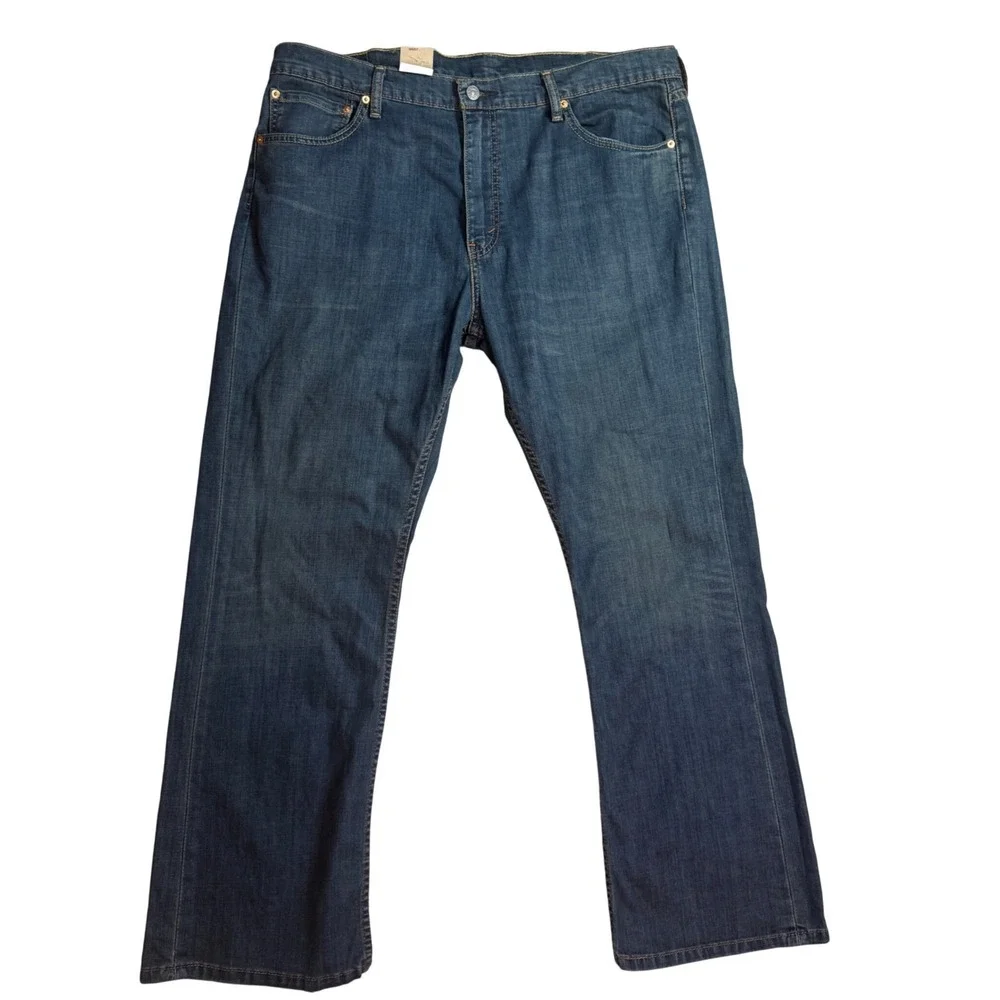 Levi's 527 Slim Bootcut Jeans Mens 40x30 Blue New Denim Stretch Pants 527-0534